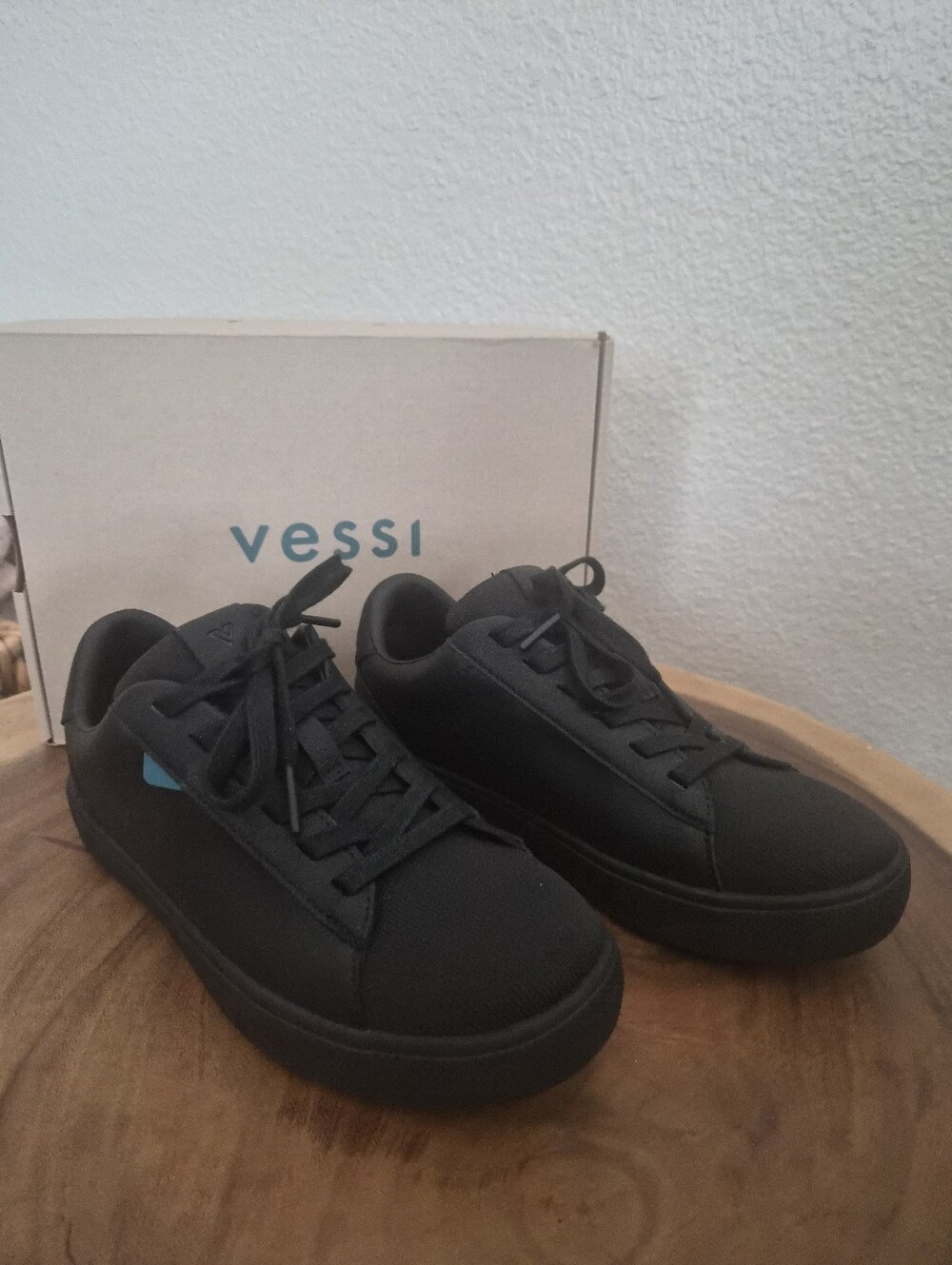 Vessi Soho Sneaker - Asphalt Black on Black
